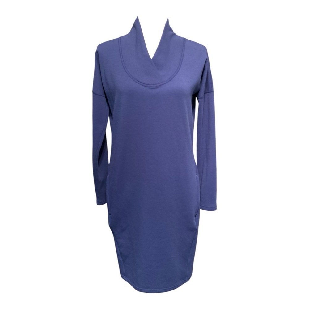 Athleta Soft Tech Wool Blend Sweatshirt Dress Size S - Picture 3 of 7